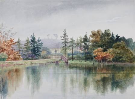 How To Paint A Pond In Watercolor